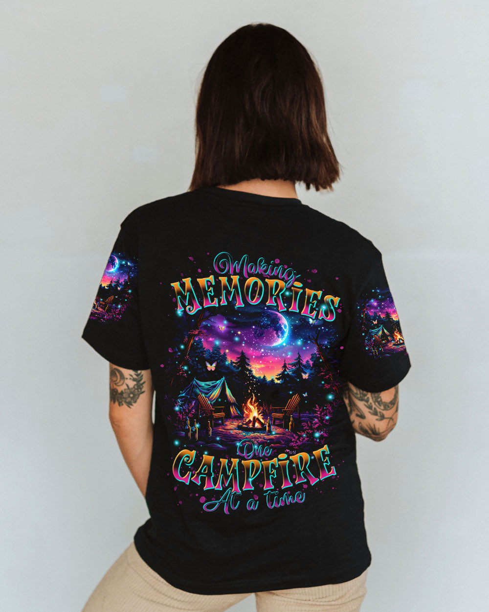 BLISSCORNERS MAKING MEMORIES ONE CAMPFIRE AT A TIME ALL OVER PRINT