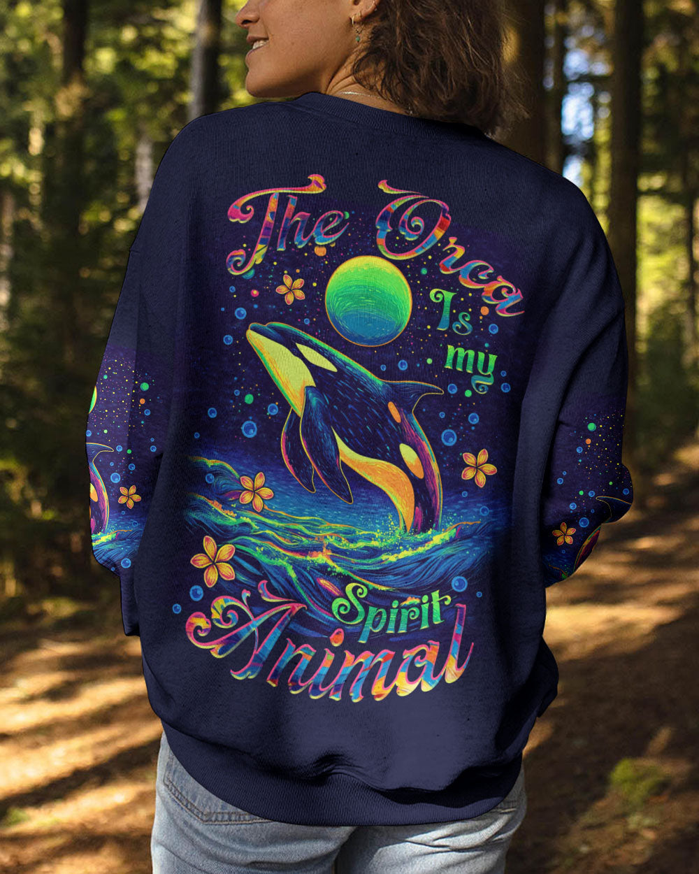 BLISSCORNERS THE ORCA IS MY SPIRIT ANIMAL ALL OVER PRINT