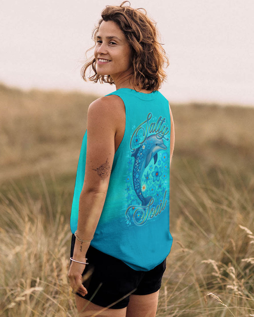 BLISSCORNERS SALTY SOUL DOLPHIN ALL OVER PRINT