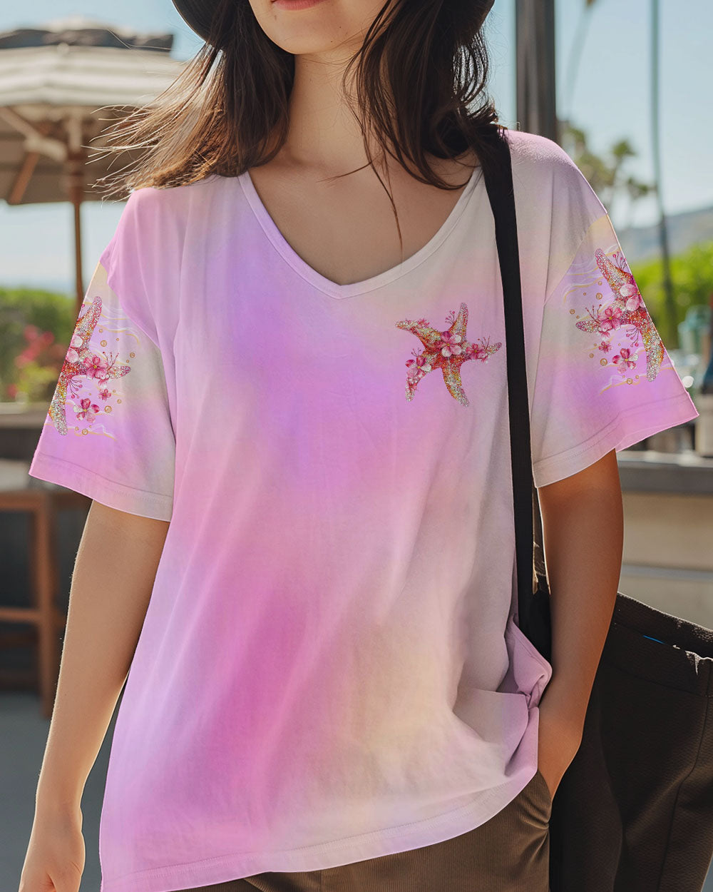 BLISSCORNERS SALTY KISSES AND STARFISH WISHES ALL OVER PRINT