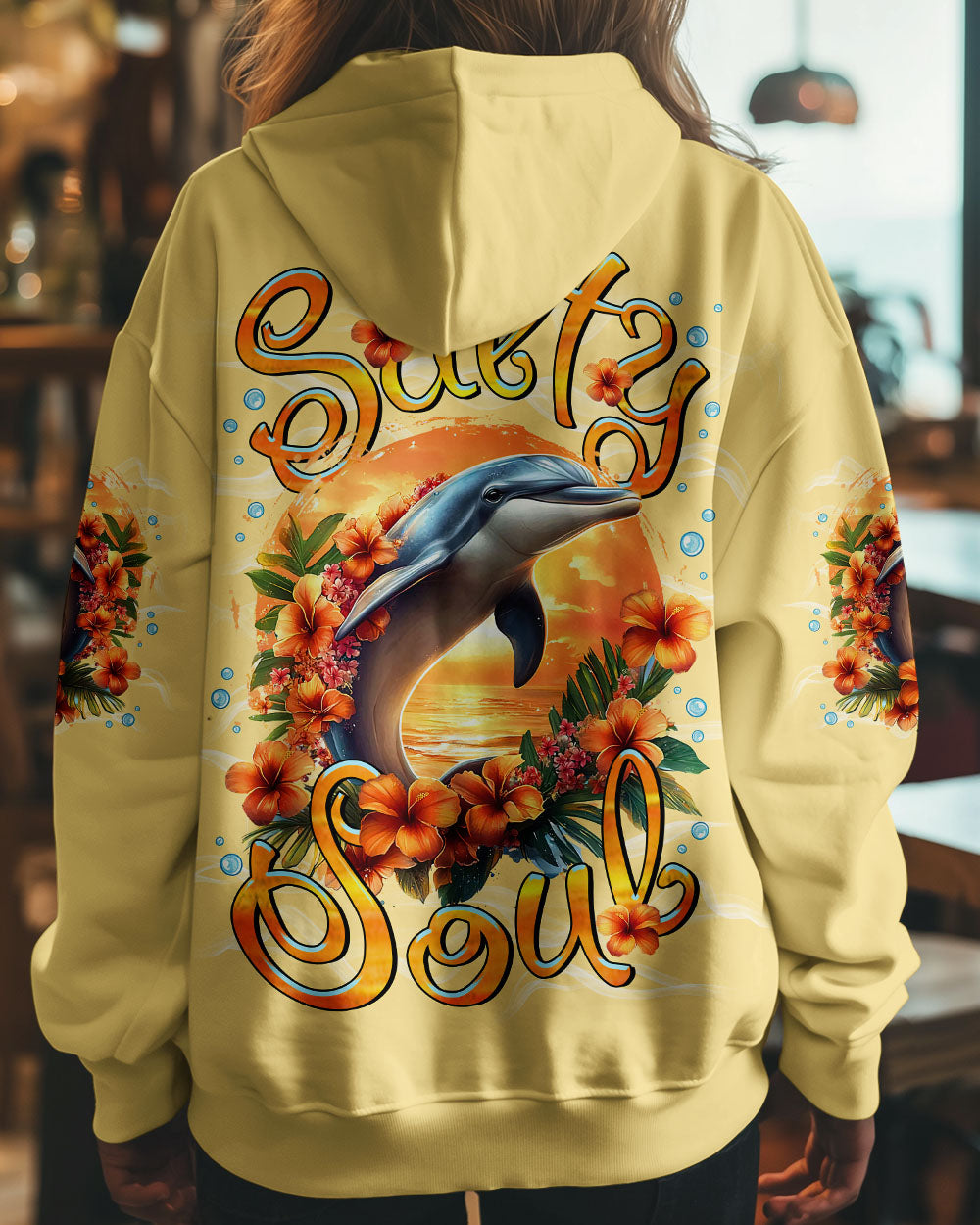 BLISSCORNERS SALTY SOUL DOLPHIN ALL OVER PRINT