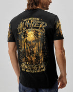 BLISSCORNERS BEHIND EVERY HUNTER HUNTING DEER ALL OVER PRINT