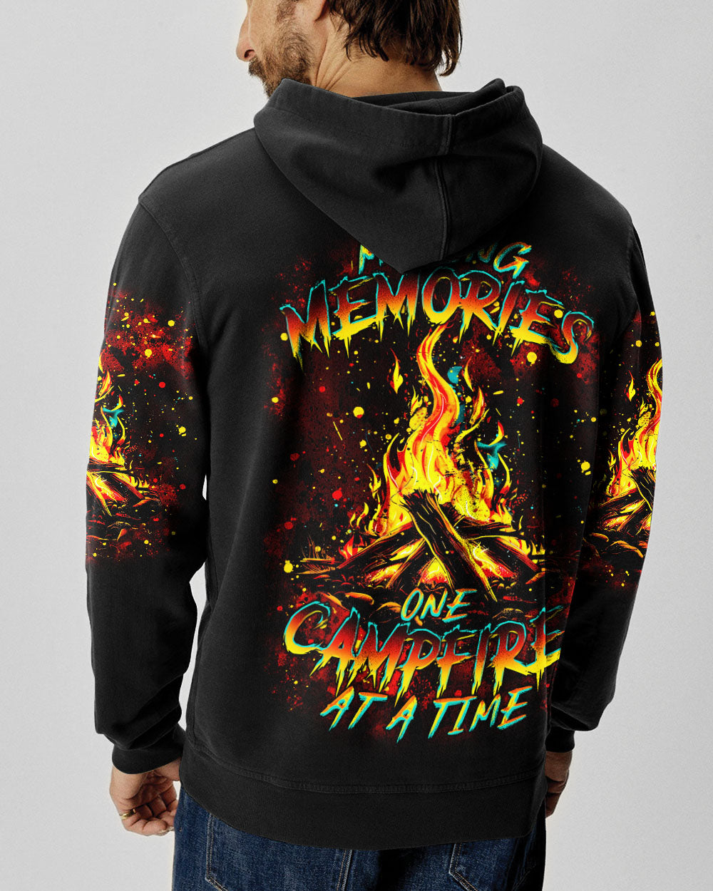 BLISSCORNERS MAKING MEMORIES ONE CAMPFIRE AT A TIME ALL OVER PRINT