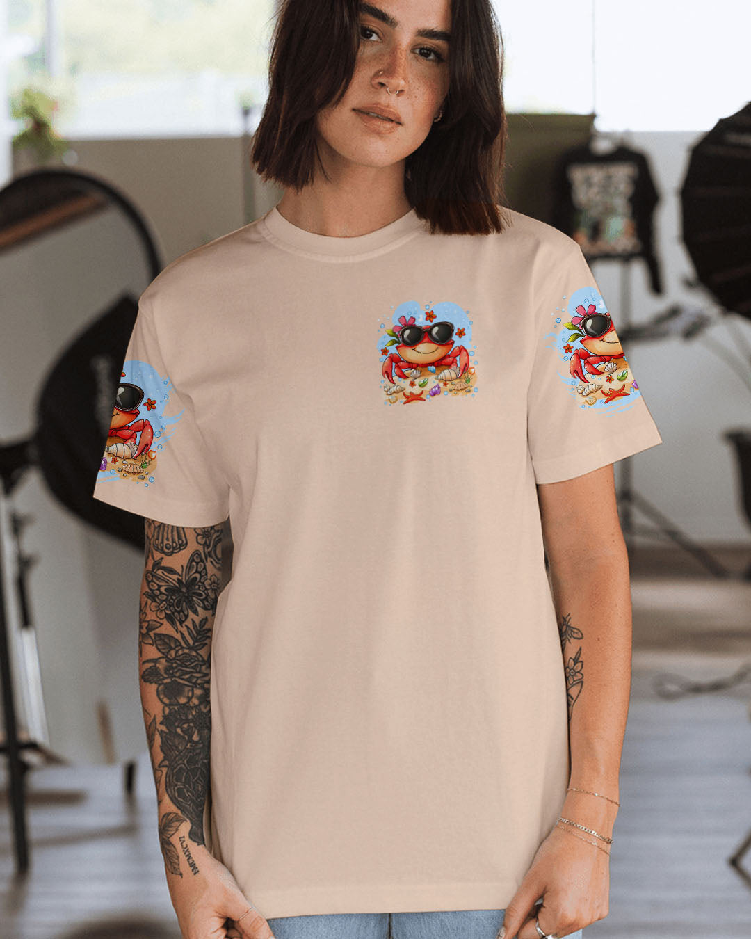 BLISSCORNERS CRABBY BUT CUTE ALL OVER PRINT