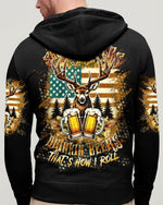 BLISSCORNERS SHOOTING DEERS AND DRINKING BEERS ALL OVER PRINT