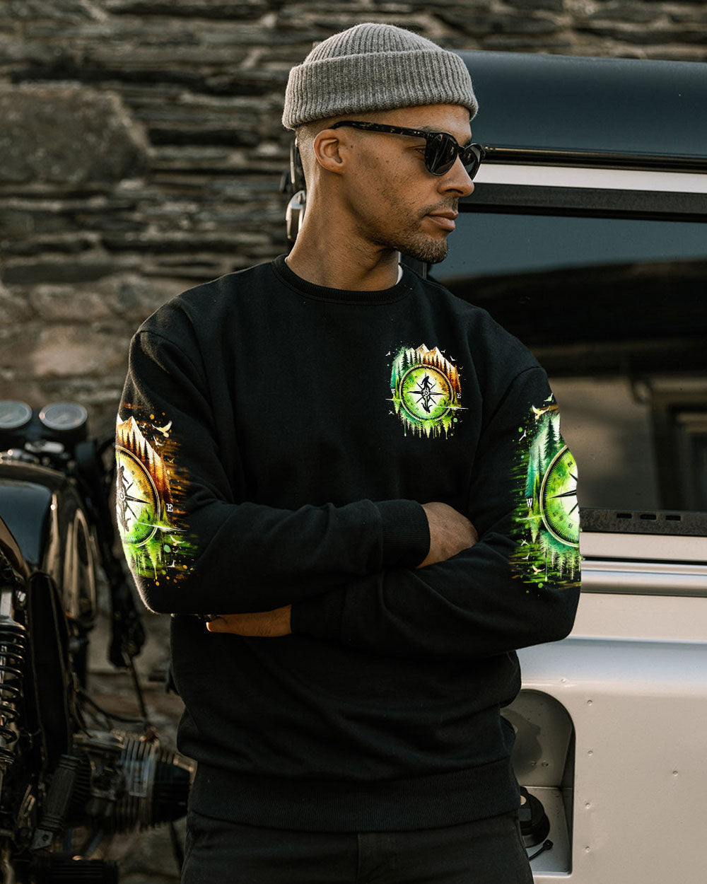 BLISSCORNERS AND INTO THE FOREST I GO BIGFOOT ALL OVER PRINT