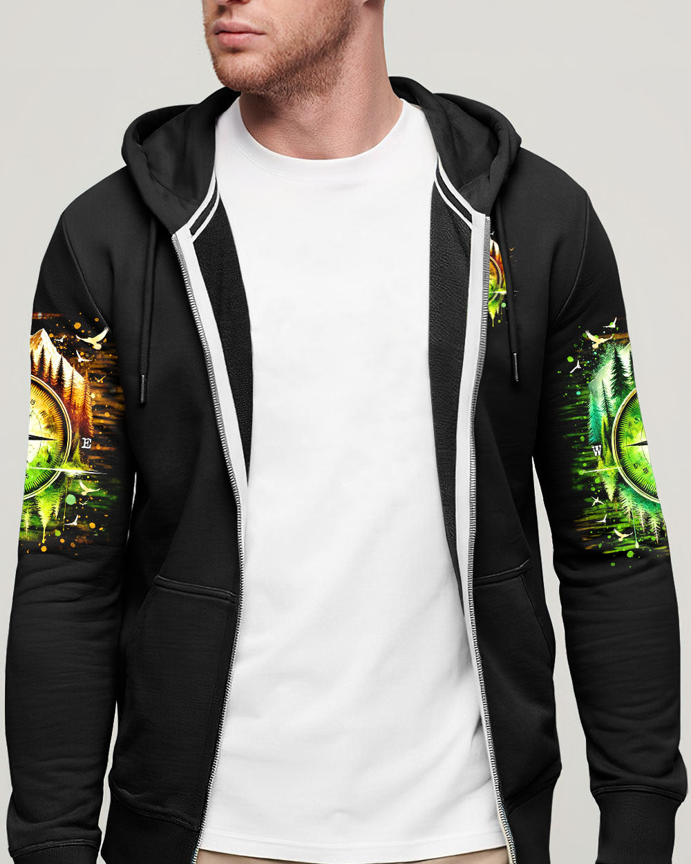 BLISSCORNERS AND INTO THE FOREST I GO BIGFOOT ALL OVER PRINT