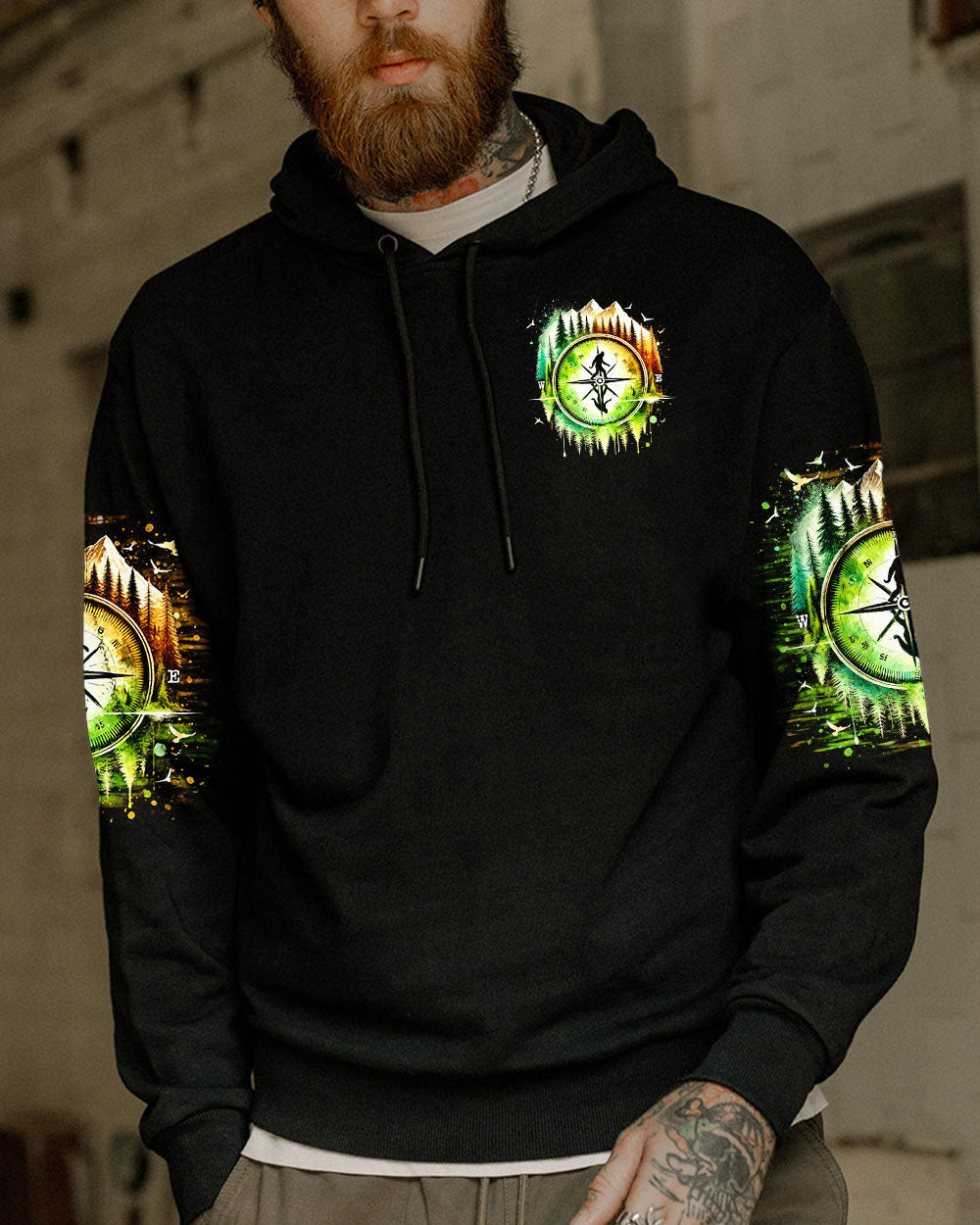 BLISSCORNERS AND INTO THE FOREST I GO BIGFOOT ALL OVER PRINT