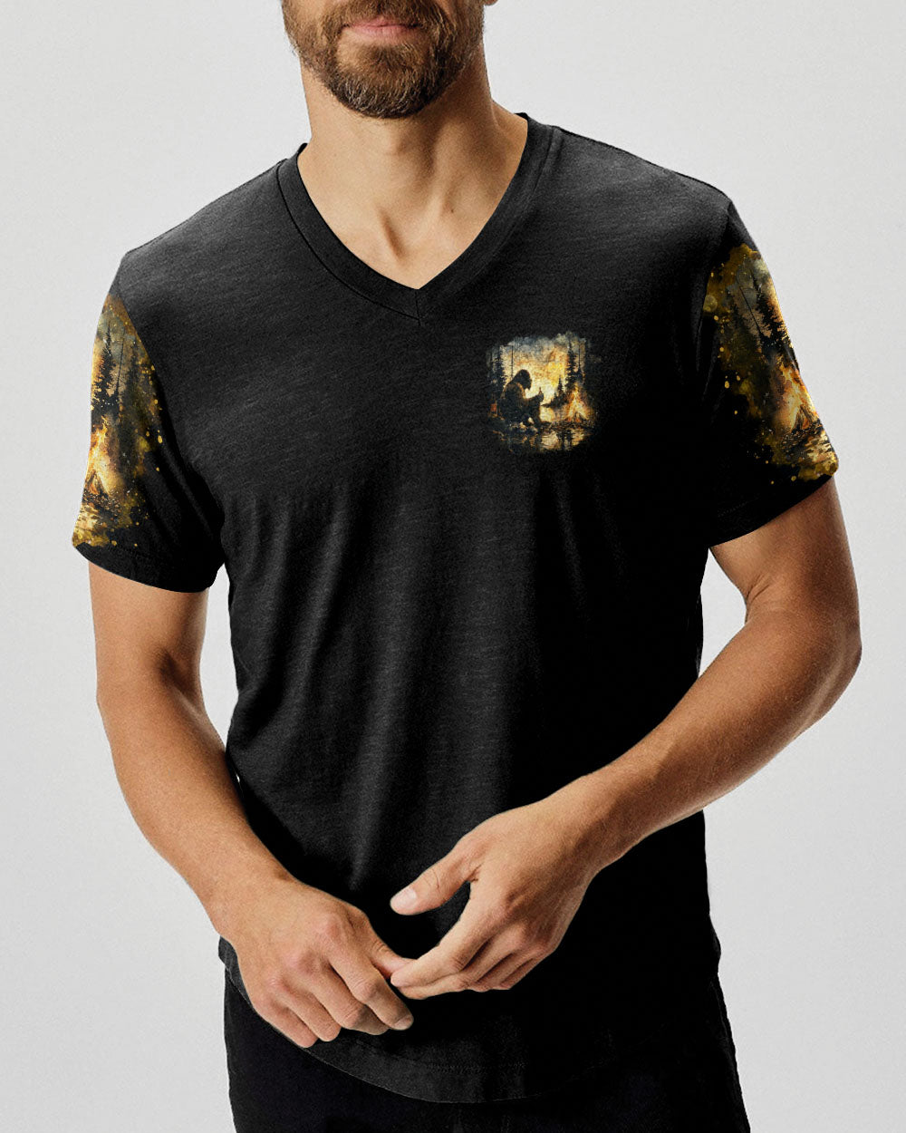 BLISSCORNERS AND INTO THE FOREST I GO BIGFOOT ALL OVER PRINT