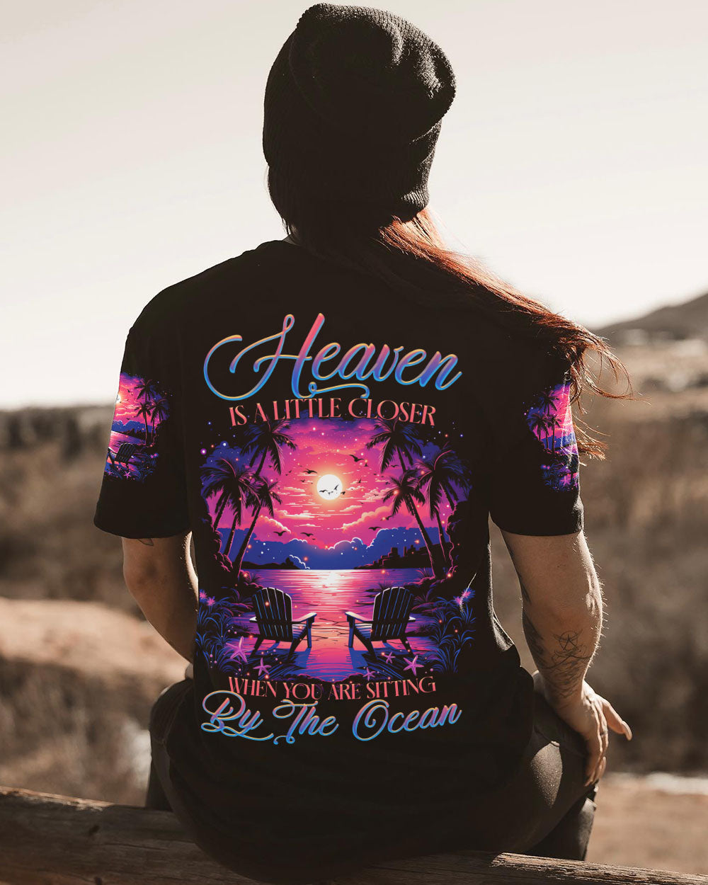 BLISSCORNERS SITTING BY THE OCEAN ALL OVER PRINT