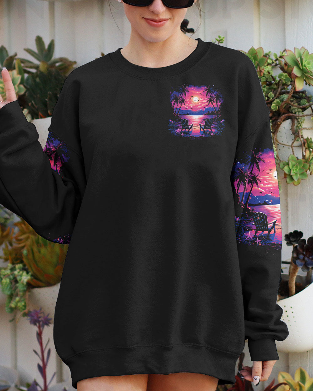 BLISSCORNERS SITTING BY THE OCEAN ALL OVER PRINT