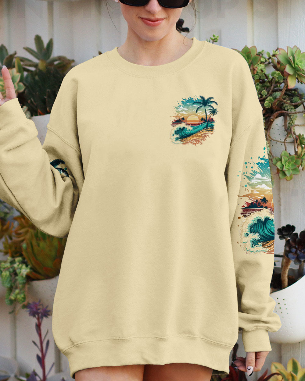 BLISSCORNERS TAKE ME TO THE OCEAN RETRO ALL OVER PRINT