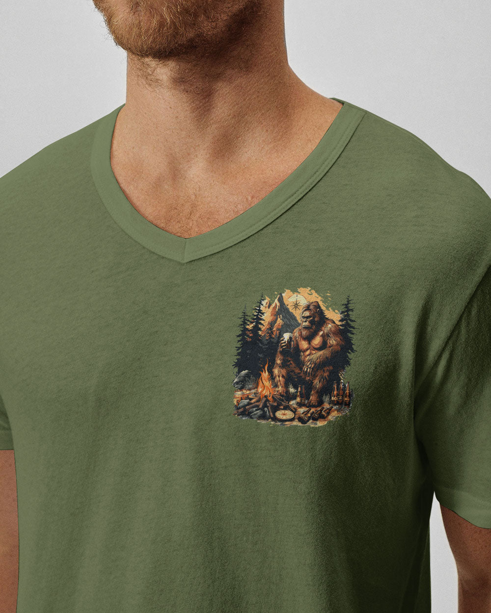 BLISSCORNERS THE CLOSER I GET TO NATURE BIGFOOT ALL OVER PRINT
