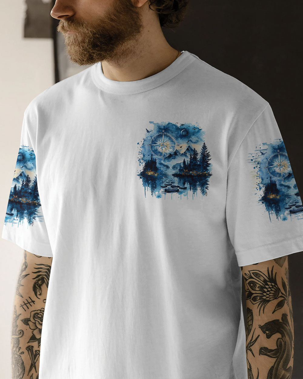 BLISSCORNERS BORN TO EXPLORE DESTINED TO BE WILD ALL OVER PRINT