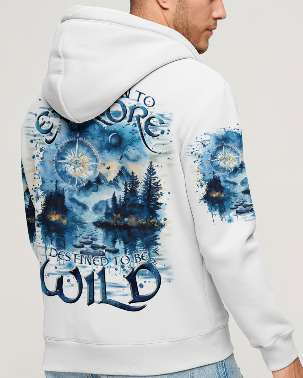 BLISSCORNERS BORN TO EXPLORE DESTINED TO BE WILD ALL OVER PRINT