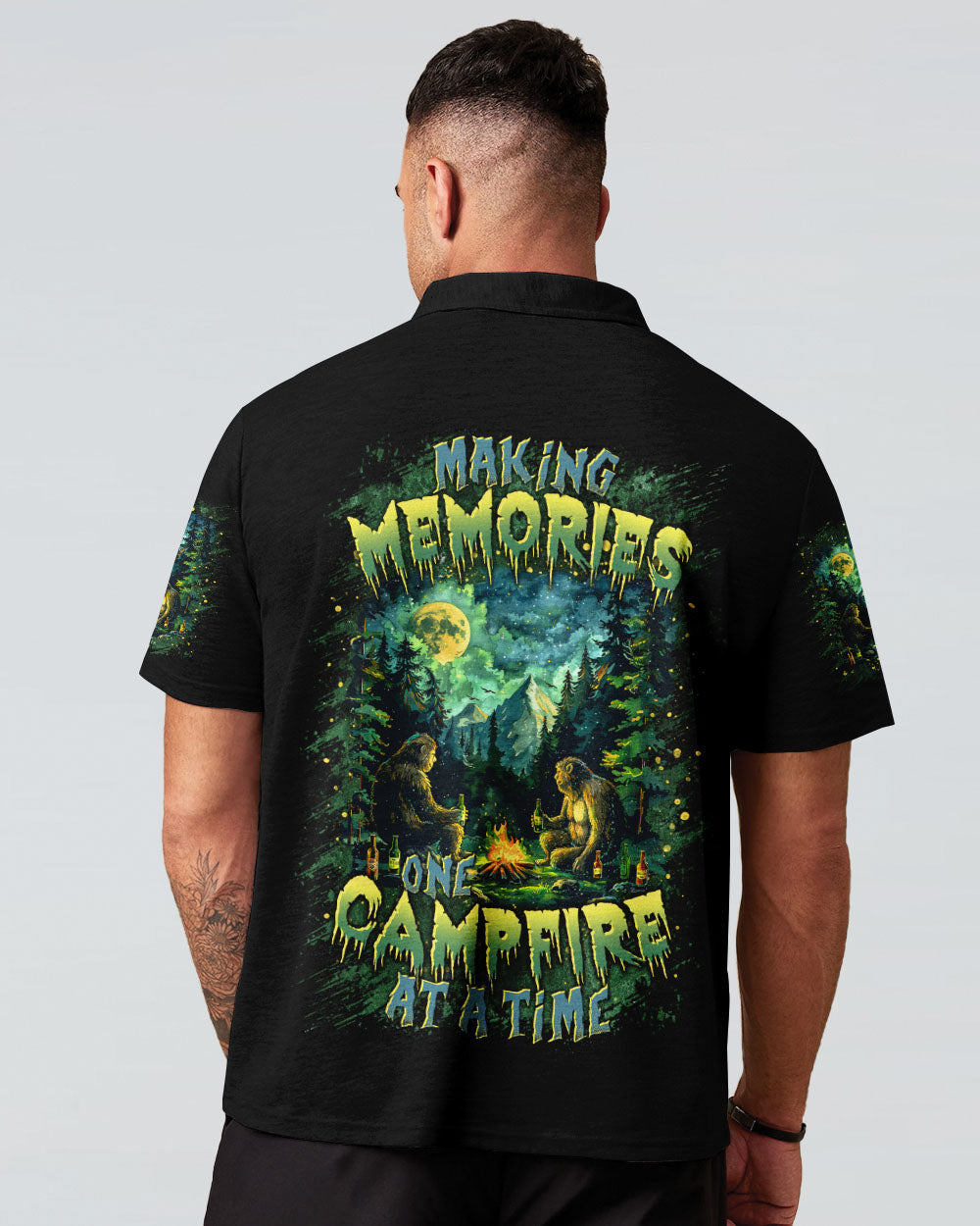 BLISSCORNERS MAKING MEMORIES ONE CAMPFIRE AT A TIME BIGFOOT ALL OVER PRINT