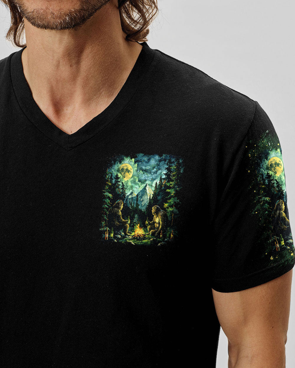 BLISSCORNERS MAKING MEMORIES ONE CAMPFIRE AT A TIME BIGFOOT ALL OVER PRINT