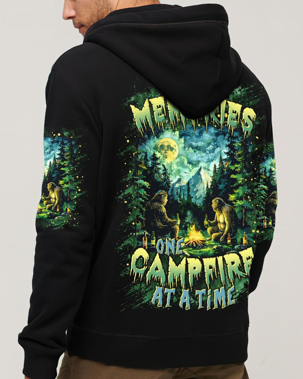BLISSCORNERS MAKING MEMORIES ONE CAMPFIRE AT A TIME BIGFOOT ALL OVER PRINT