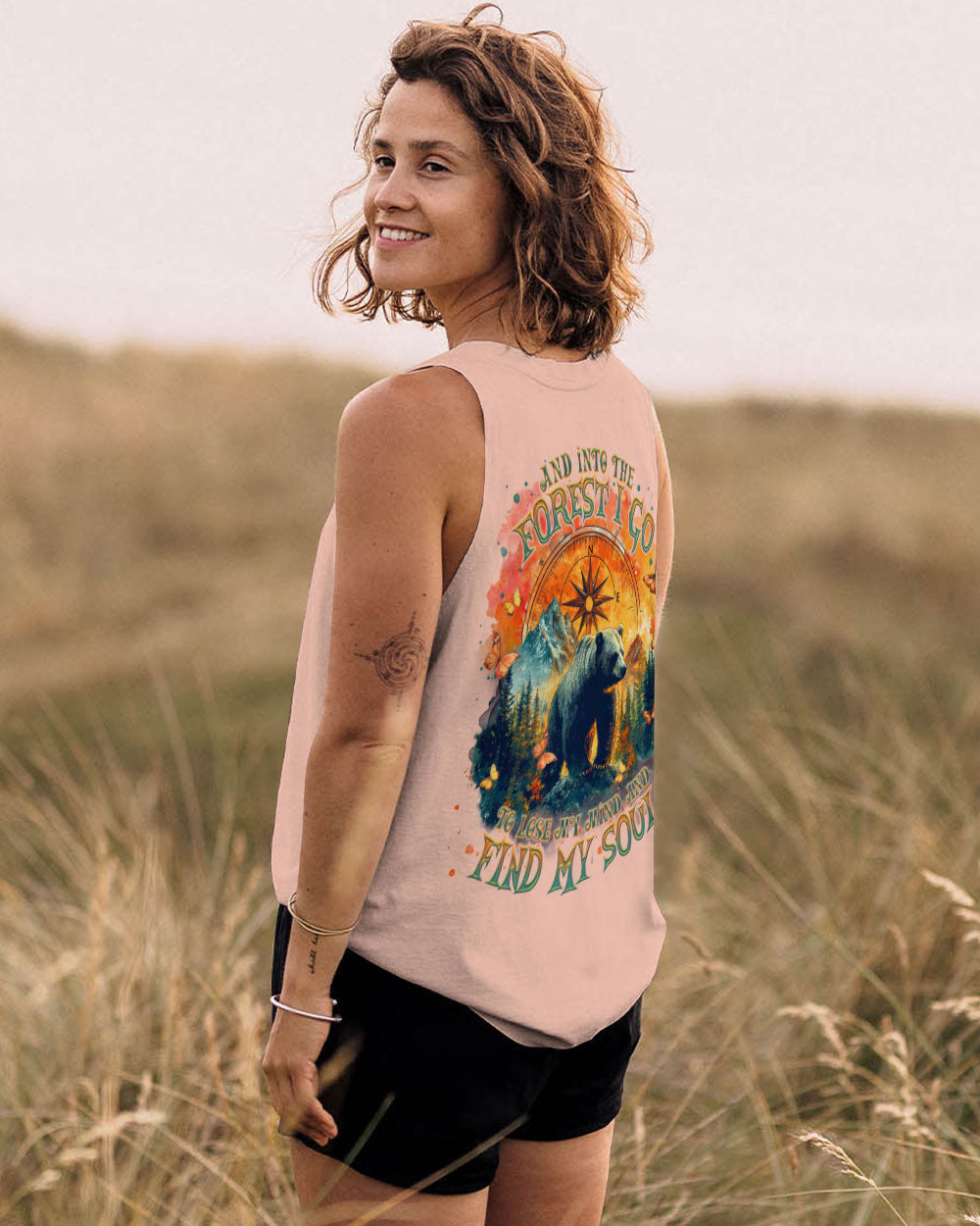 BLISSCORNERS AND INTO THE FOREST I GO BEAR ALL OVER PRINT