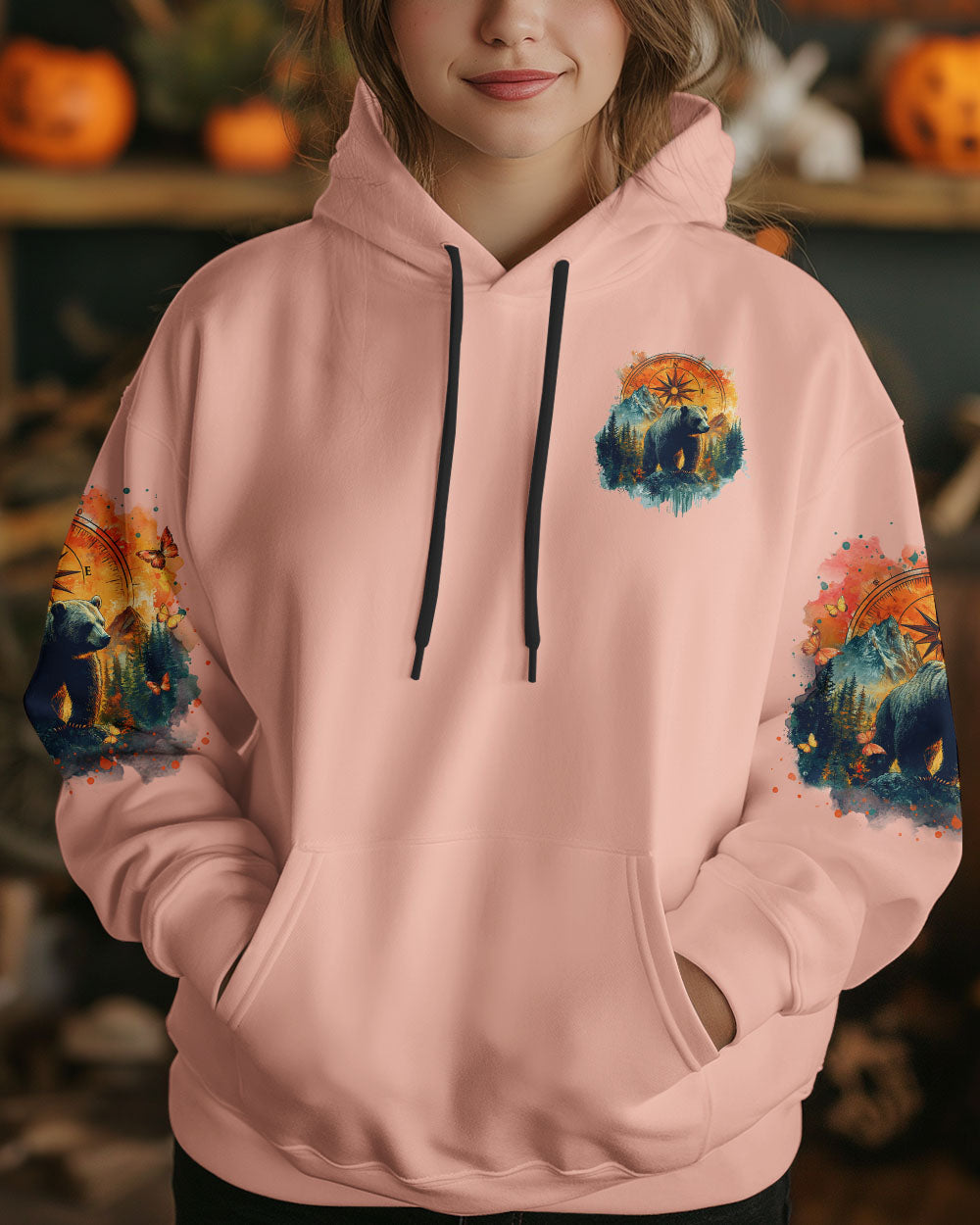 BLISSCORNERS AND INTO THE FOREST I GO BEAR ALL OVER PRINT