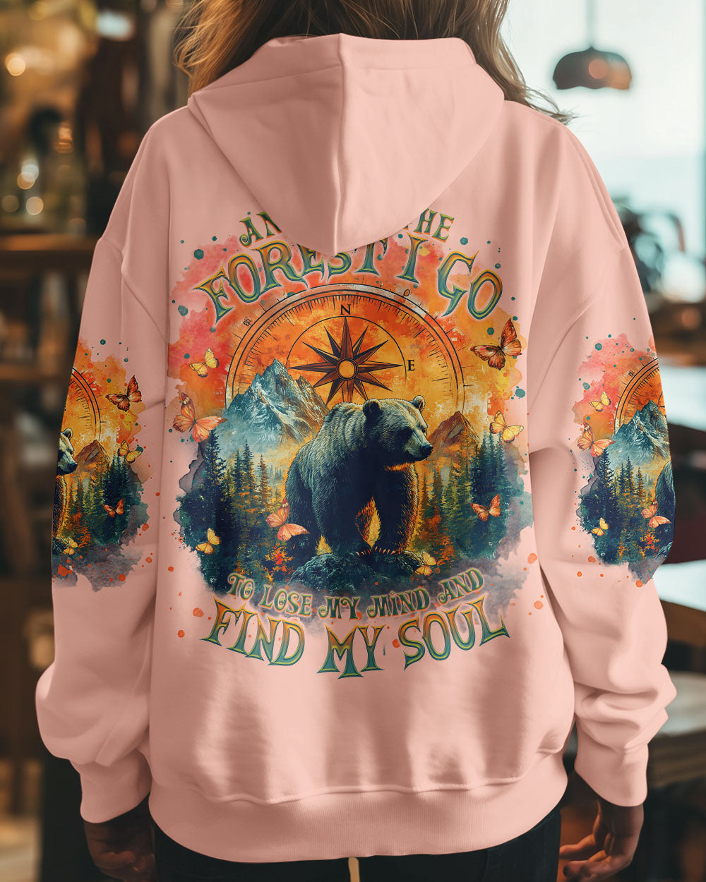 BLISSCORNERS AND INTO THE FOREST I GO BEAR ALL OVER PRINT