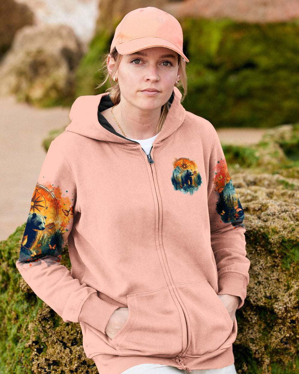 BLISSCORNERS AND INTO THE FOREST I GO BEAR ALL OVER PRINT