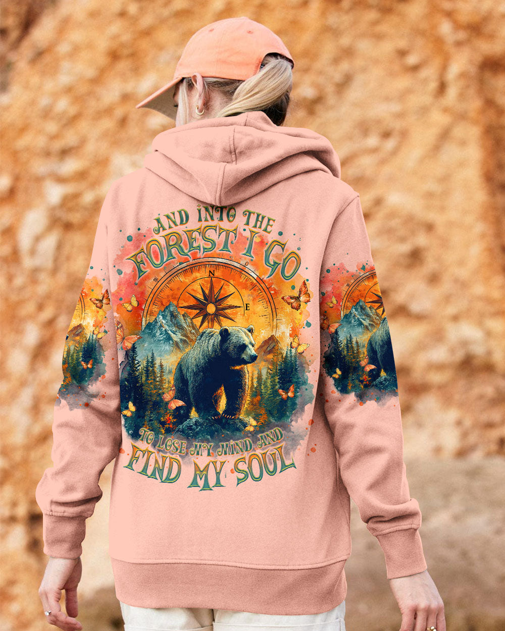 BLISSCORNERS AND INTO THE FOREST I GO BEAR ALL OVER PRINT