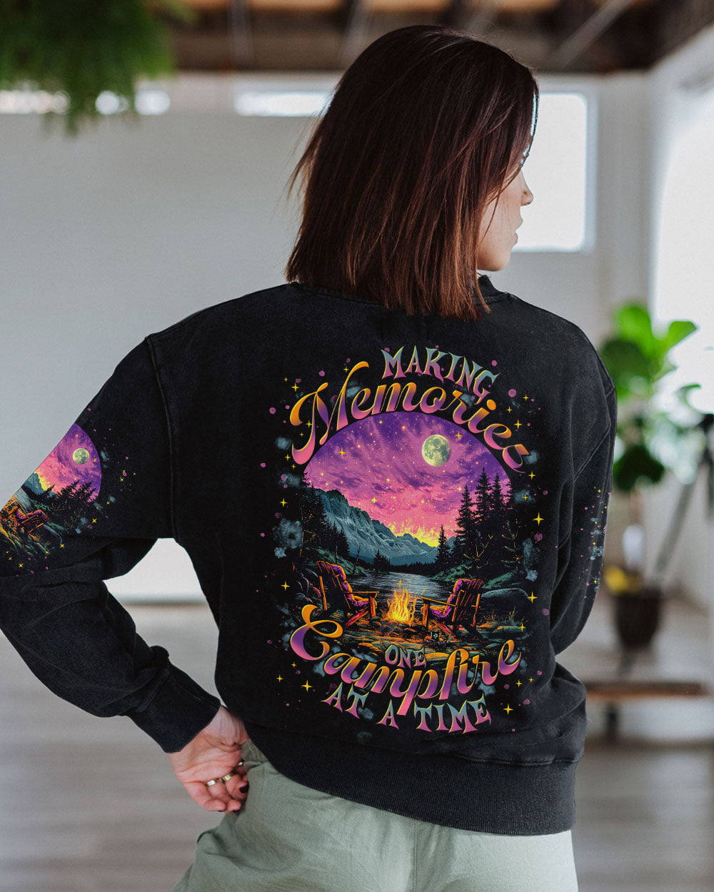 BLISSCORNERS MAKING MEMORIES ONE CAMPFIRE AT A TIME ALL OVER PRINT - TLTR1902252