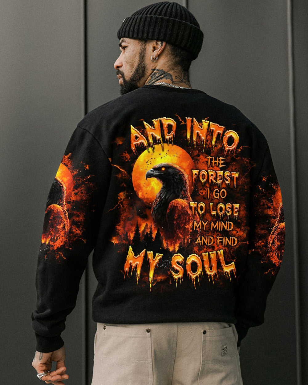 BLISSCORNERS AND INTO THE FOREST I GO EAGLE ALL OVER PRINT