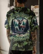 BLISSCORNERS NO BRAGGING UNTIL YOU'REDRAGGING DEER HUNTING ALL OVER PRINT