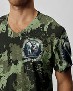 BLISSCORNERS NO BRAGGING UNTIL YOU'REDRAGGING DEER HUNTING ALL OVER PRINT