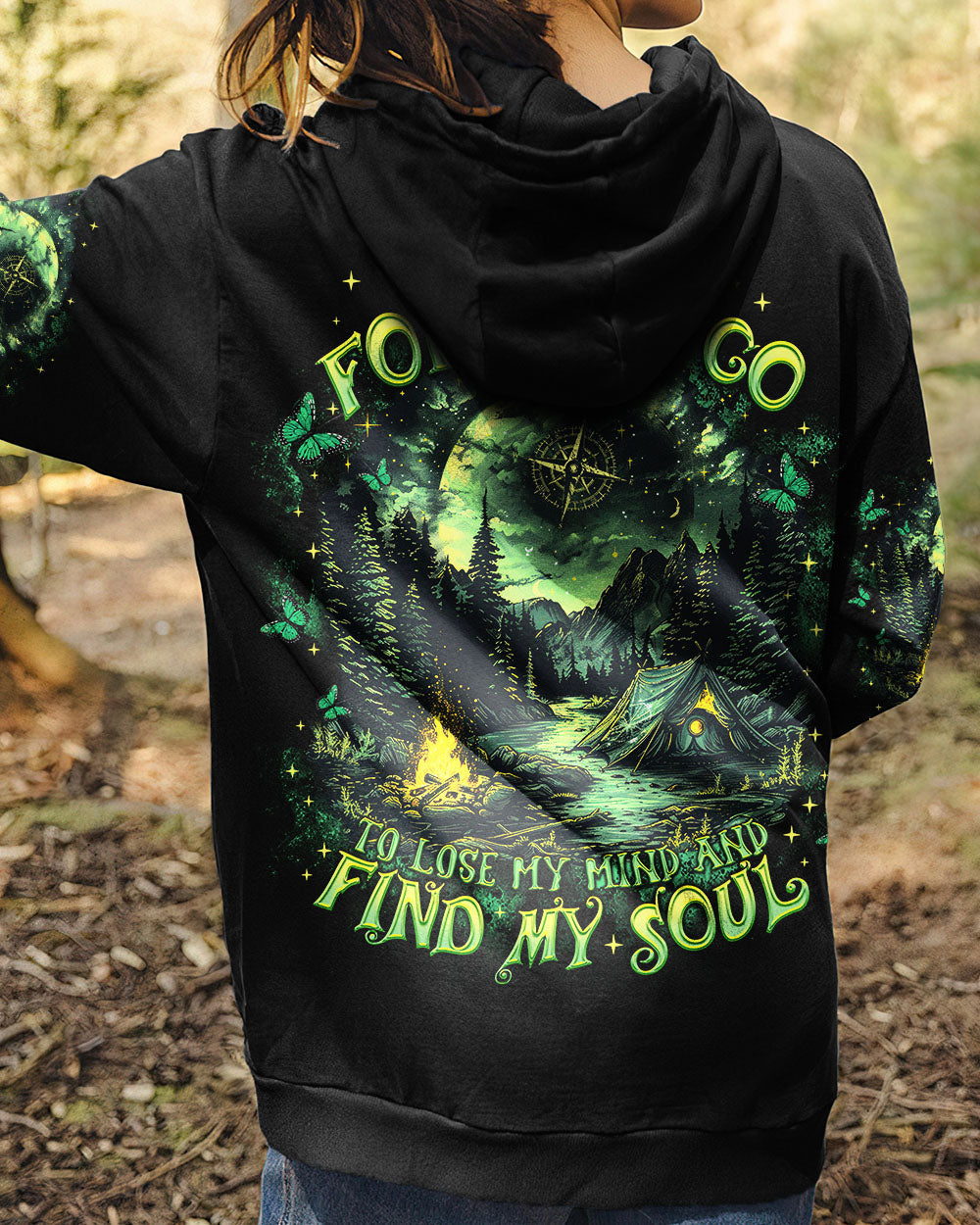 BLISSCORNERS AND INTO THE FOREST I GO ALL OVER PRINT