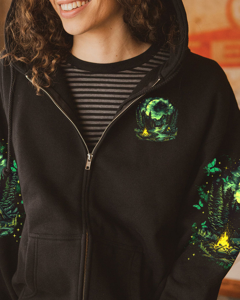 BLISSCORNERS AND INTO THE FOREST I GO ALL OVER PRINT