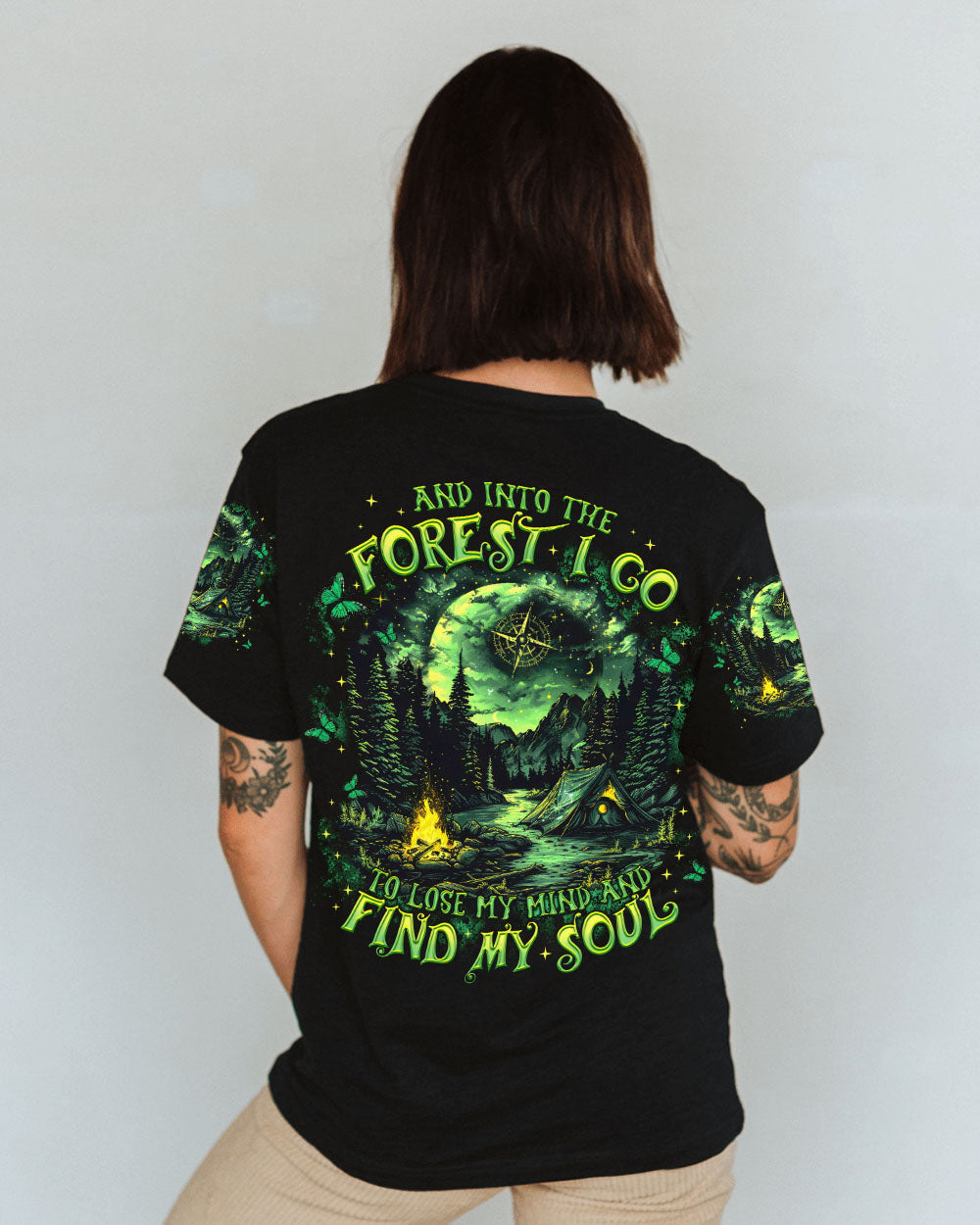 BLISSCORNERS AND INTO THE FOREST I GO ALL OVER PRINT