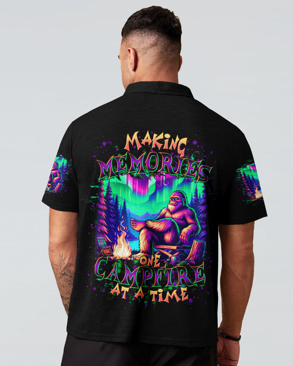 BLISSCORNERS MAKING MEMORIES ONE CAMPFIRE AT A TIME BIGFOOT ALL OVER PRINT