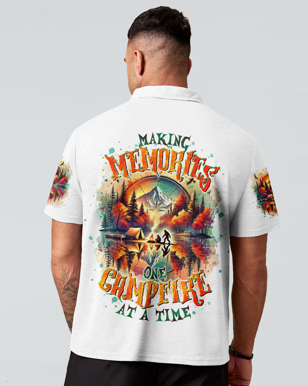 BLISSCORNERS MAKING MEMORIES ONE CAMPFIRE AT A TIME BIGFOOT ALL OVER PRINT