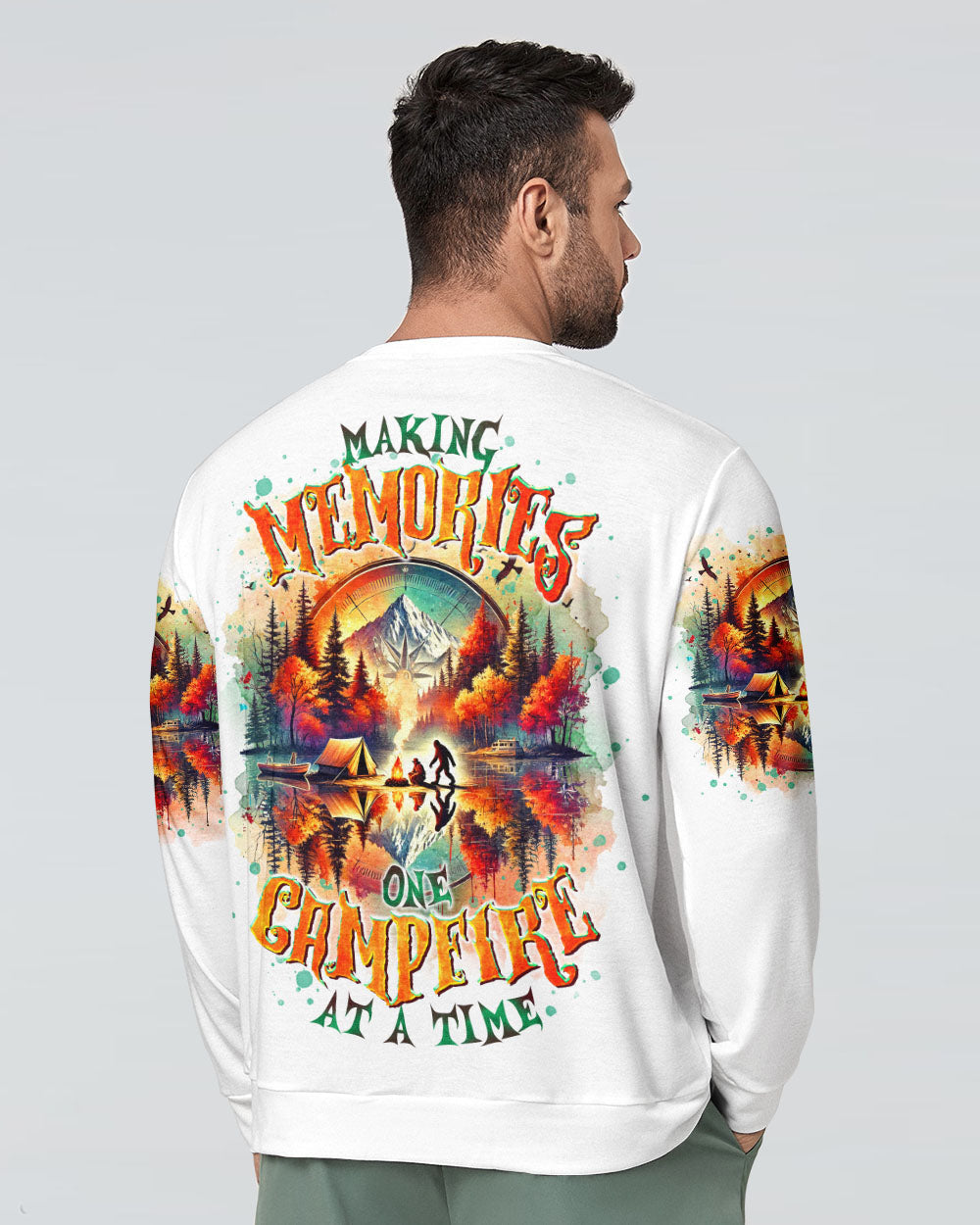 BLISSCORNERS MAKING MEMORIES ONE CAMPFIRE AT A TIME BIGFOOT ALL OVER PRINT