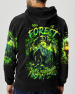 BLISSCORNERS AND INTO THE FOREST I GO BIGFOOT ALL OVER PRINT