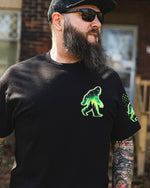 BLISSCORNERS AND INTO THE FOREST I GO BIGFOOT ALL OVER PRINT