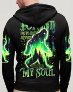 BLISSCORNERS AND INTO THE FOREST I GO BIGFOOT ALL OVER PRINT