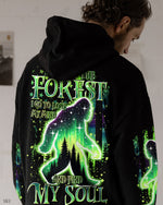 BLISSCORNERS AND INTO THE FOREST I GO BIGFOOT ALL OVER PRINT