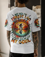 BLISSCORNERS AND INTO THE FOREST I GO BIGFOOT ALL OVER PRINT