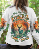 BLISSCORNERS AND INTO THE FOREST I GO DEER ALL OVER PRINT