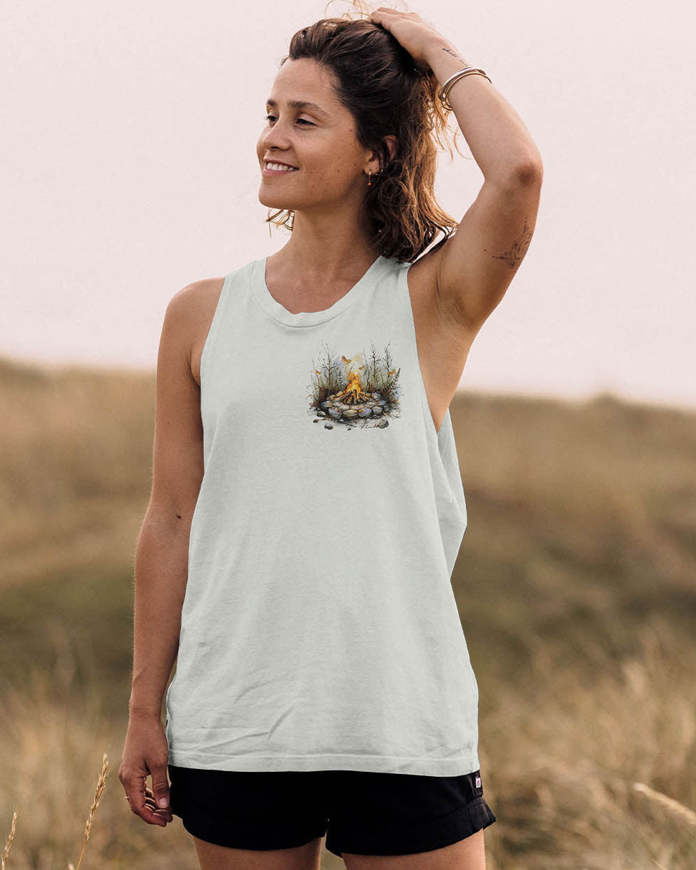 BLISSCORNERS MAKING MEMORIES ONE CAMPFIRE AT A TIME ALL OVER PRINT