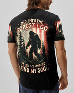 BLISSCORNERS AND INTO THE FOREST I GO BIGFOOT ALL OVER PRINT