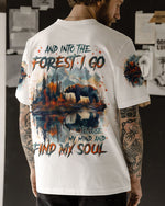 BLISSCORNERS AND INTO THE FOREST I GO BEAR ALL OVER PRINT