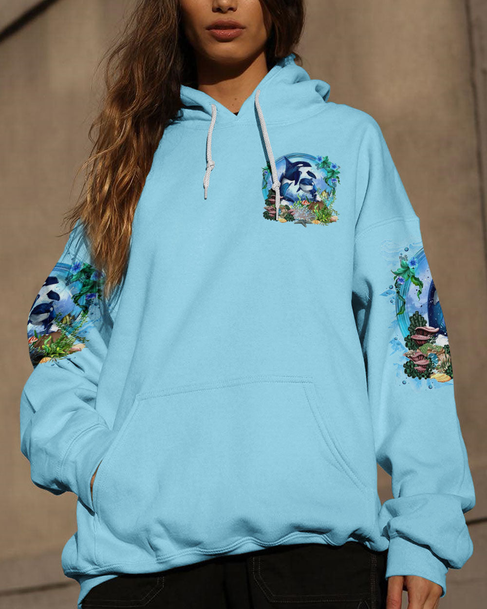 BLISSCORNERS SOME GIRLS ARE JUST BORN DOLPHIN ALL OVER PRINT
