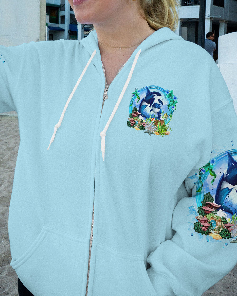 BLISSCORNERS SOME GIRLS ARE JUST BORN DOLPHIN ALL OVER PRINT