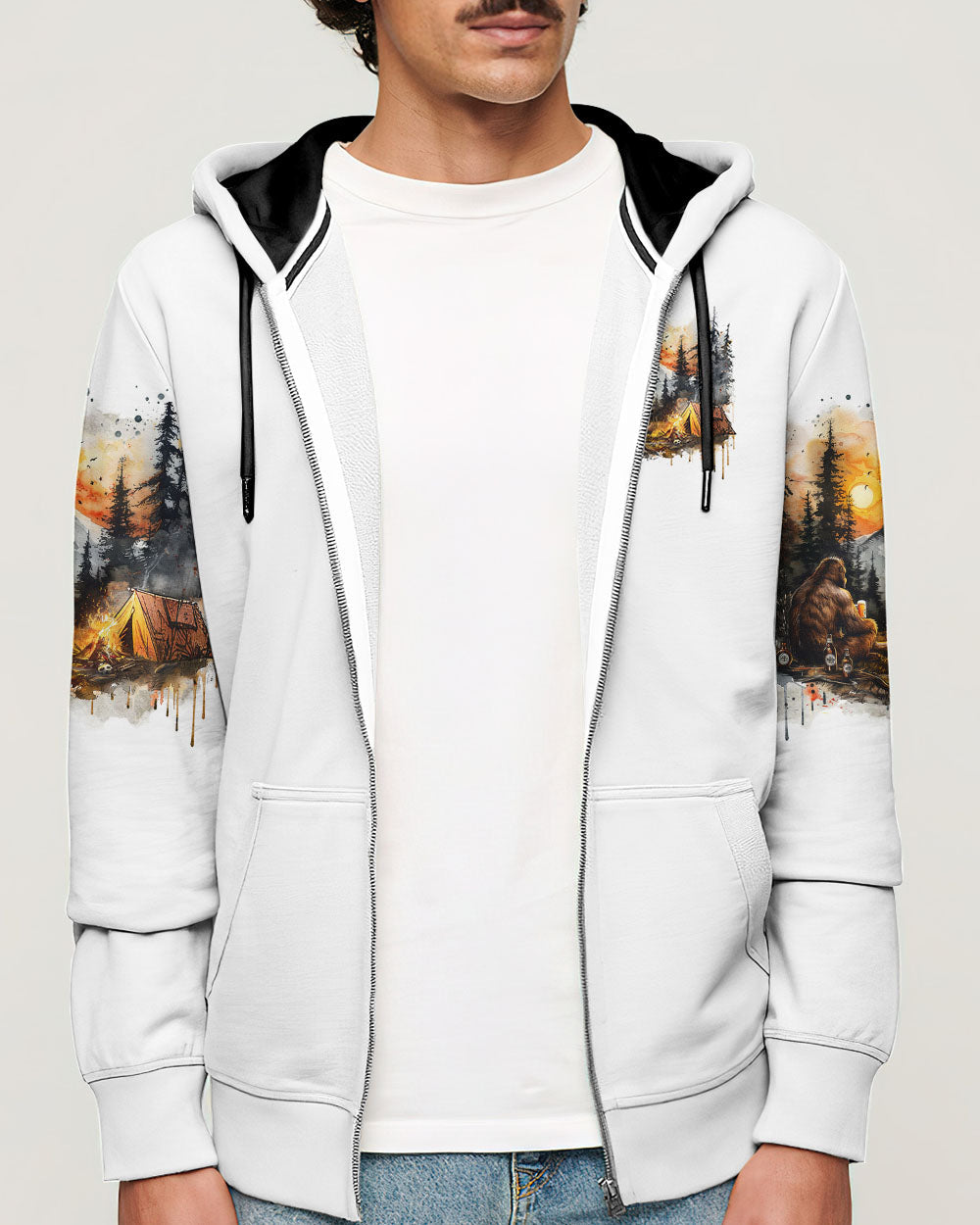 BLISSCORNERS MEET ME WHERE THE SUN TOUCHES THE MOUTAINS BIGFOOT ALL OVER PRINT
