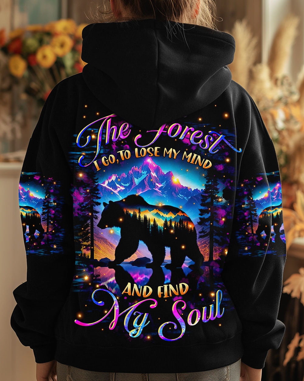 BLISSCORNERS AND INTO THE FOREST I GO BEAR ALL OVER PRINT